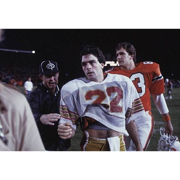 Doug FLUTIE #22 Boston College Eagles 80s CHAMPION jersey L white NCAA vintage - Picture 6 of 9